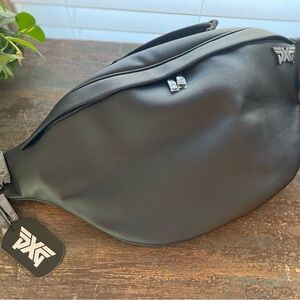 PXG Black Belt Bag Modern Minimalist Design